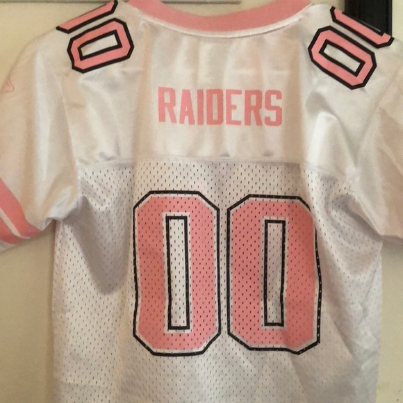NFL Other - NFL Raiders jersey pink girls’
